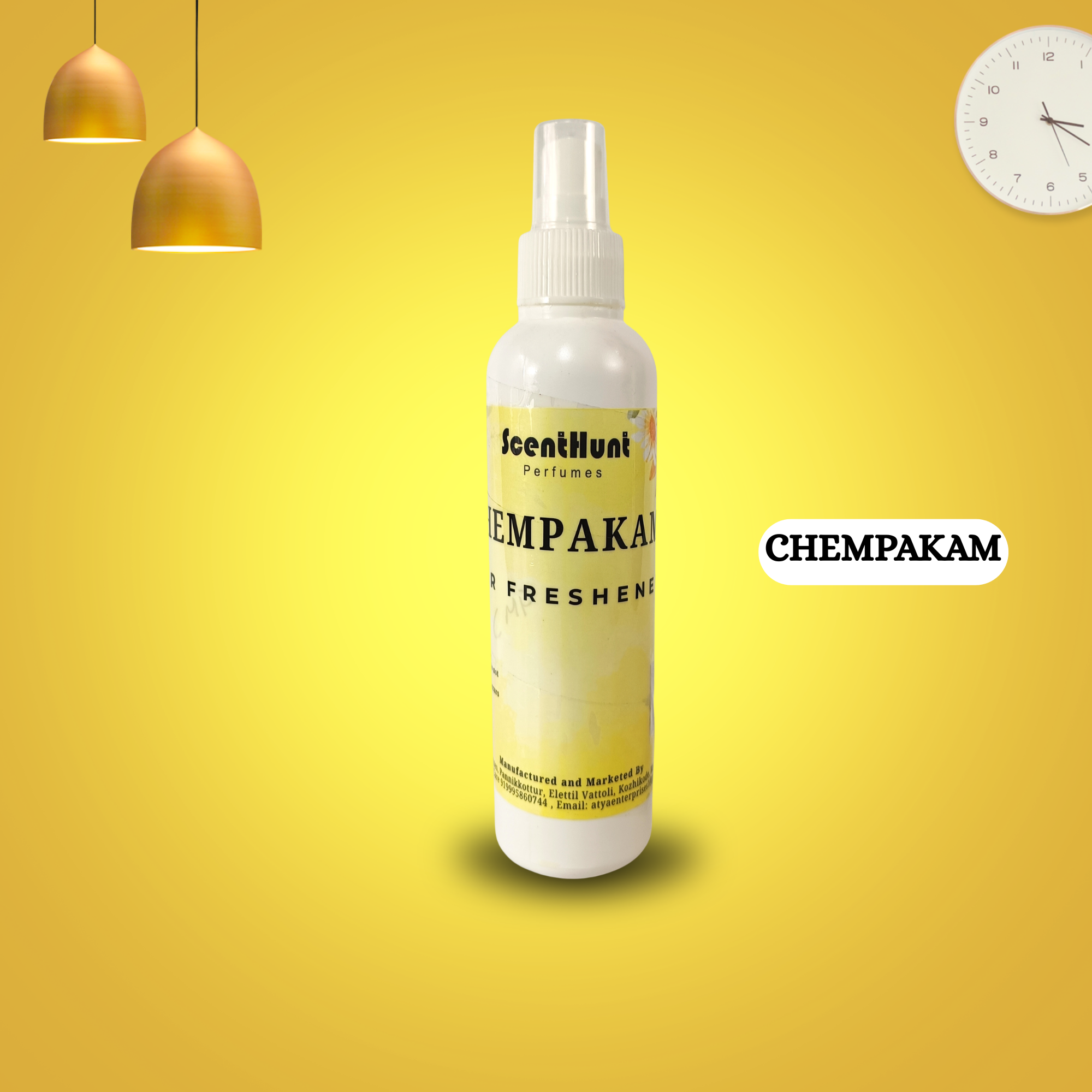 Chempakam Premium Air Freshener Spray 200ml