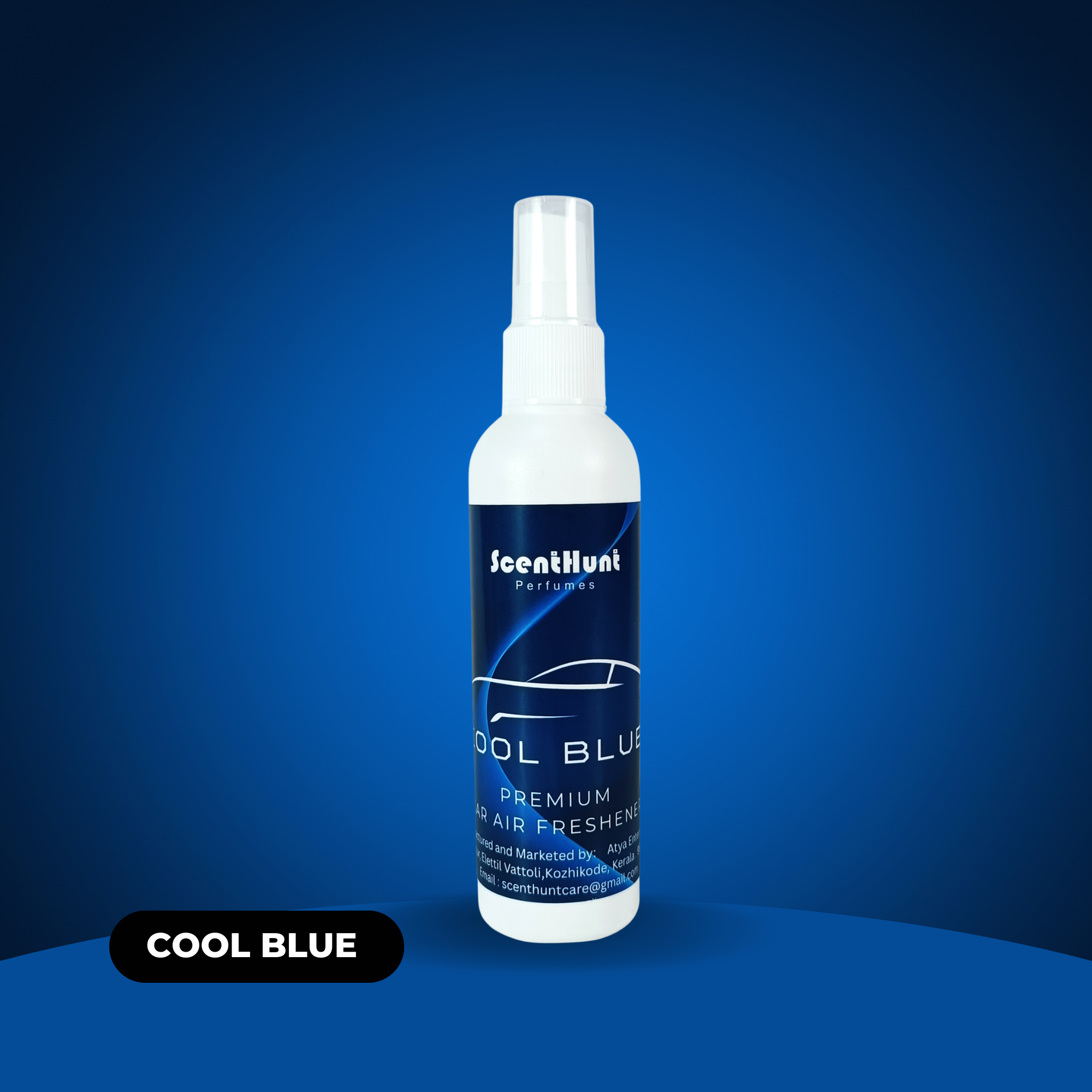 Cool Blue Premium Car Air Freshener 100ml