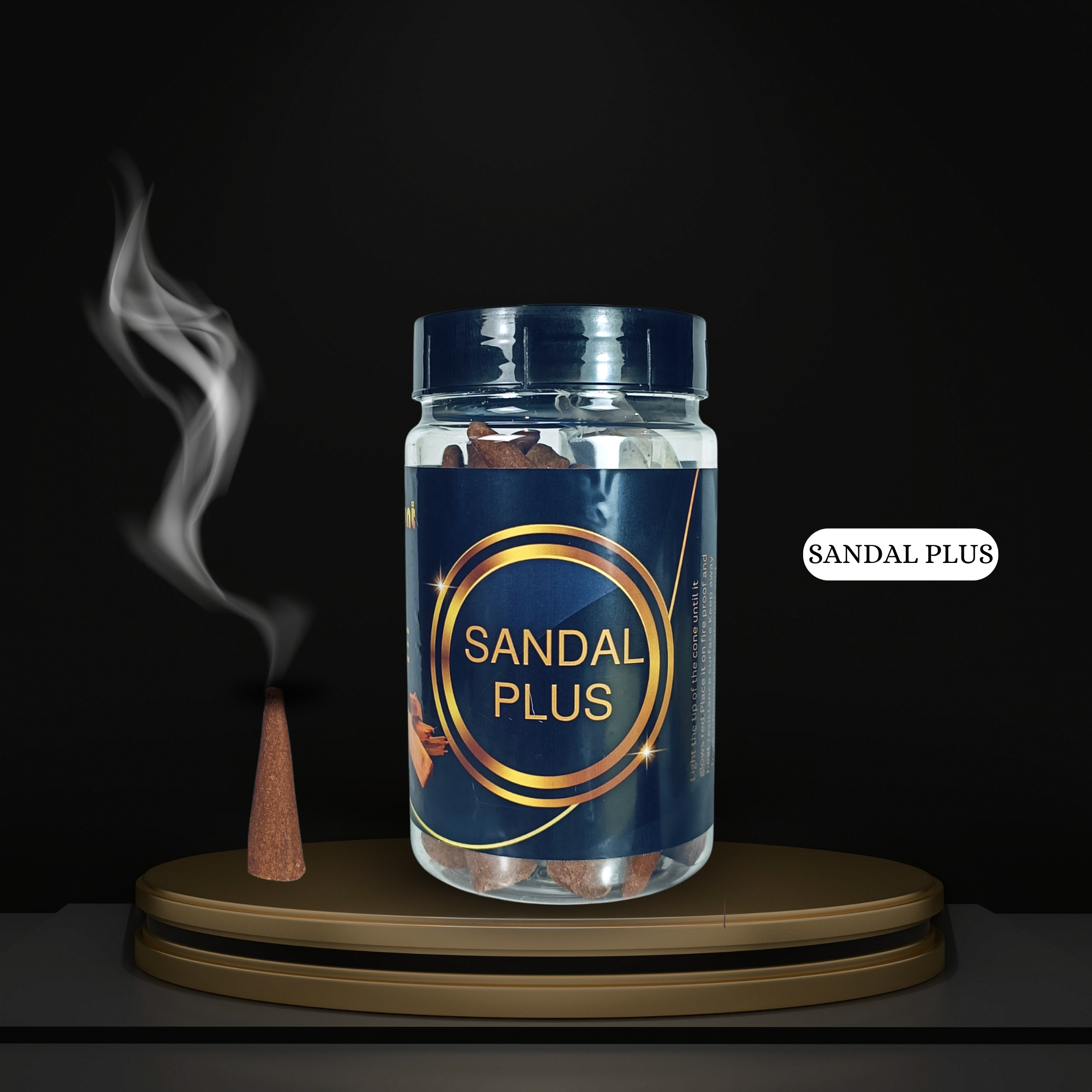 Scent Hunt Perfumes Sandal Plus Incense Cones 100g