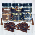 Oudh Hindi, Mysore Chandan & Ameer Al Oudh Premium Incense Cones Combo 100g x 3 Pack