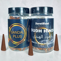 Oudh Hindi & Sandal Plus Combo Premium Incense Cones 100g x 2 Pack
