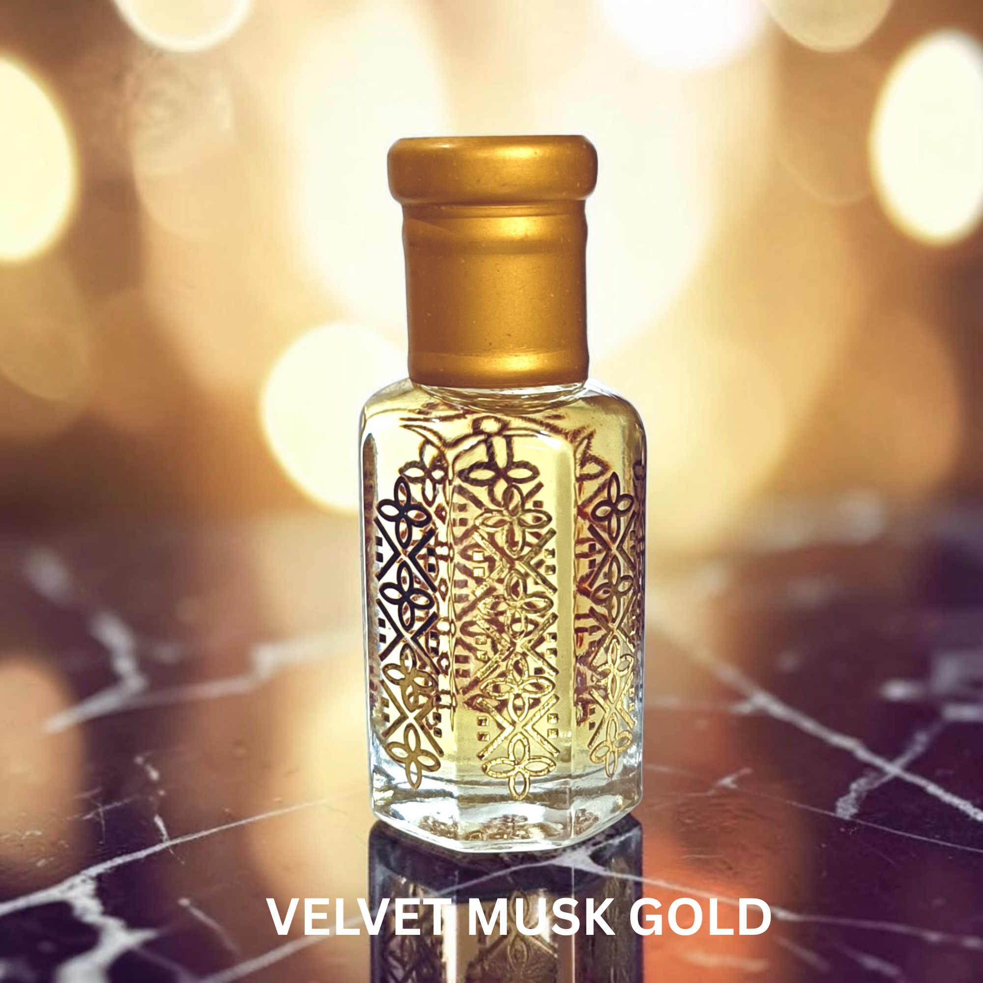 Velvet Musk Gold – Premium Attar Oil 12ml